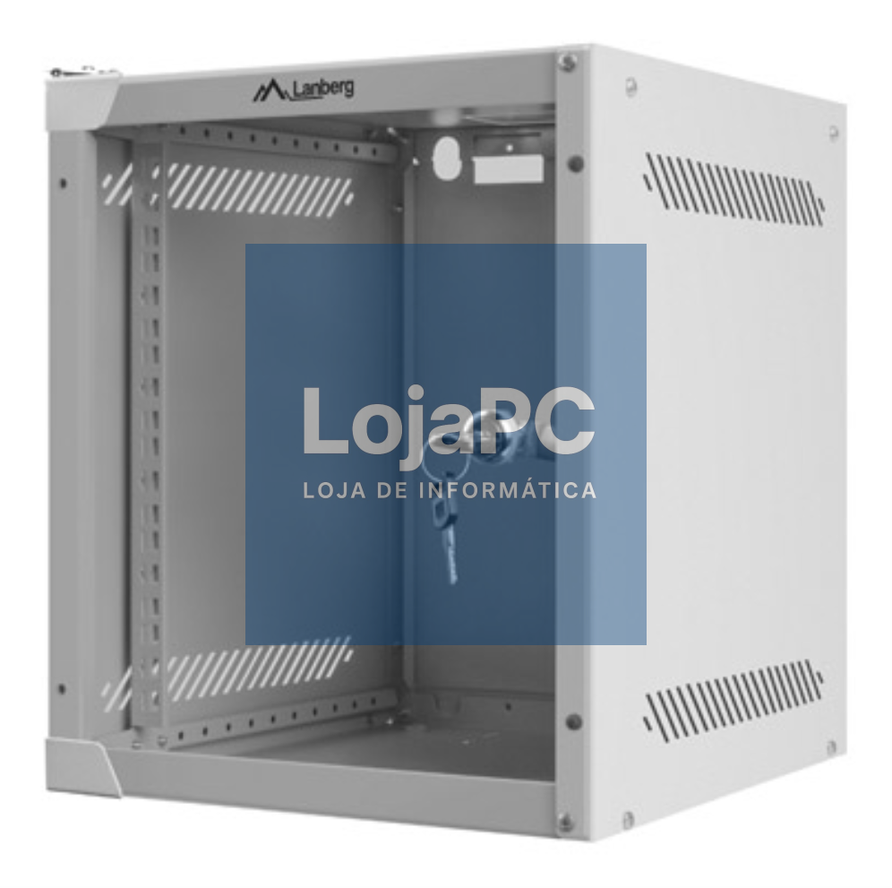 Lanberg WF10-2306-10S armário rack 6U Bastidor de parede Cinzento