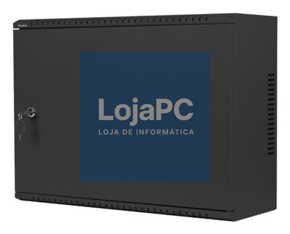 Lanberg WAF1-5203-04-00B armário rack 4U Bastidor de parede Preto