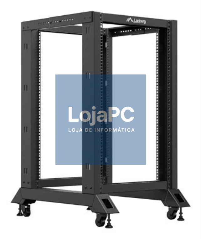 Lanberg OR01-6818-B armário rack 18U Rack o bastidor independiente Preto