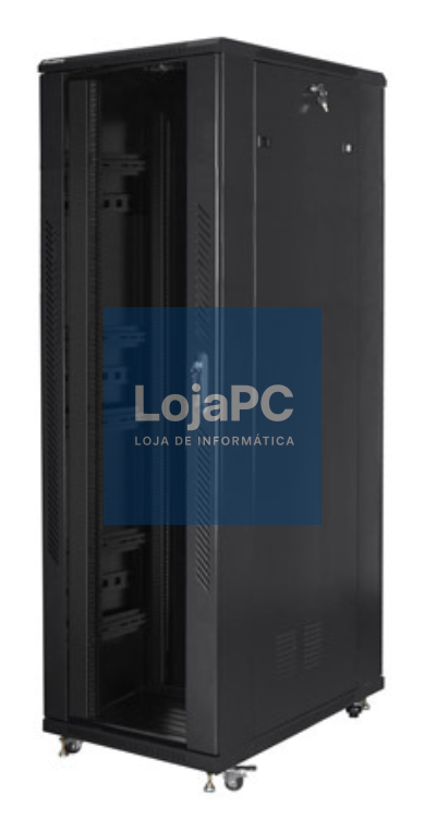 Lanberg FF01-8242-12B armário rack 42U Rack o bastidor independiente Preto