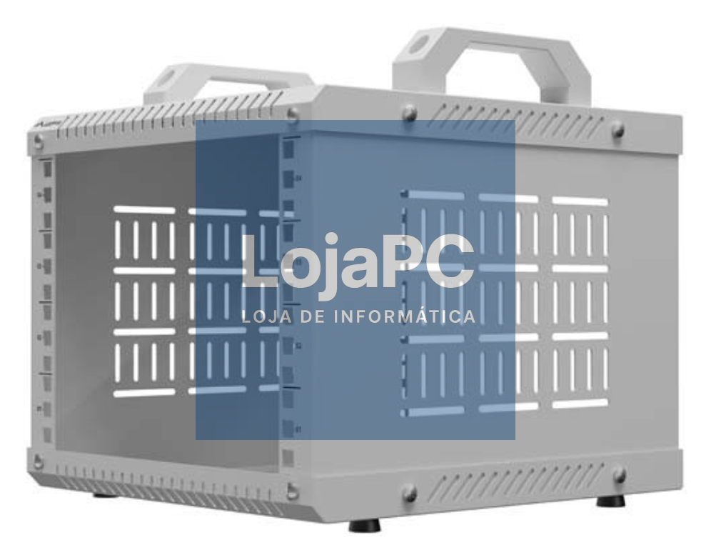 Lanberg OR10-2304-S armário rack 4U Bastidor para instalación en chão Cinzento