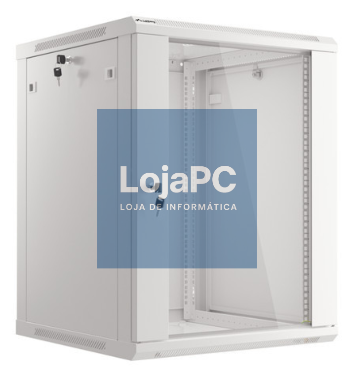 Lanberg WF01-6615-10S armário rack 15U Bastidor de parede Cinzento