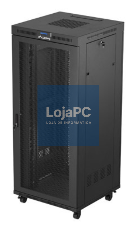 Lanberg FF01-8837-23BL armário rack 37U Rack o bastidor independiente Preto