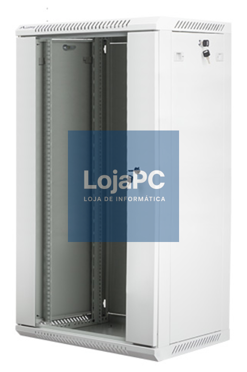 Lanberg WF01-6422-10S armário rack 22U Bastidor de parede Cinzento