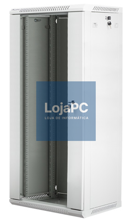 Lanberg WF01-6427-10S armário rack 27U Bastidor de parede Branco