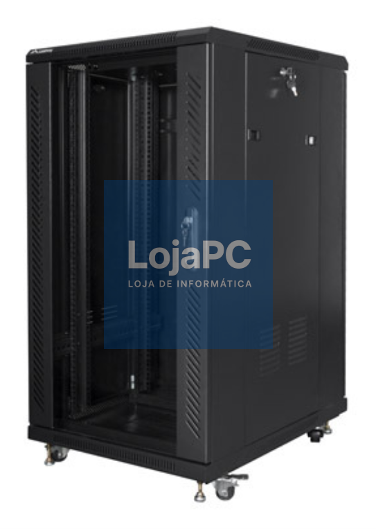 Lanberg FF01-6822-12B armário rack 22U Rack o bastidor independiente Preto