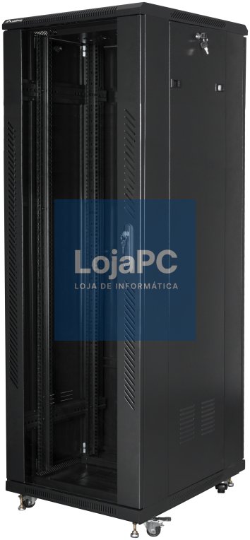 Lanberg FF01-6837-12B armário rack 37U Rack o bastidor independiente Preto