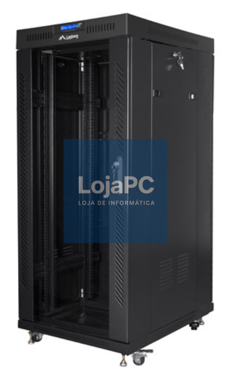 Lanberg FF01-8037-12BL armário rack 37U Rack o bastidor independiente Preto