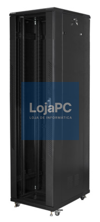 Lanberg FF01-8837-12B armário rack 37U Rack o bastidor independiente Preto