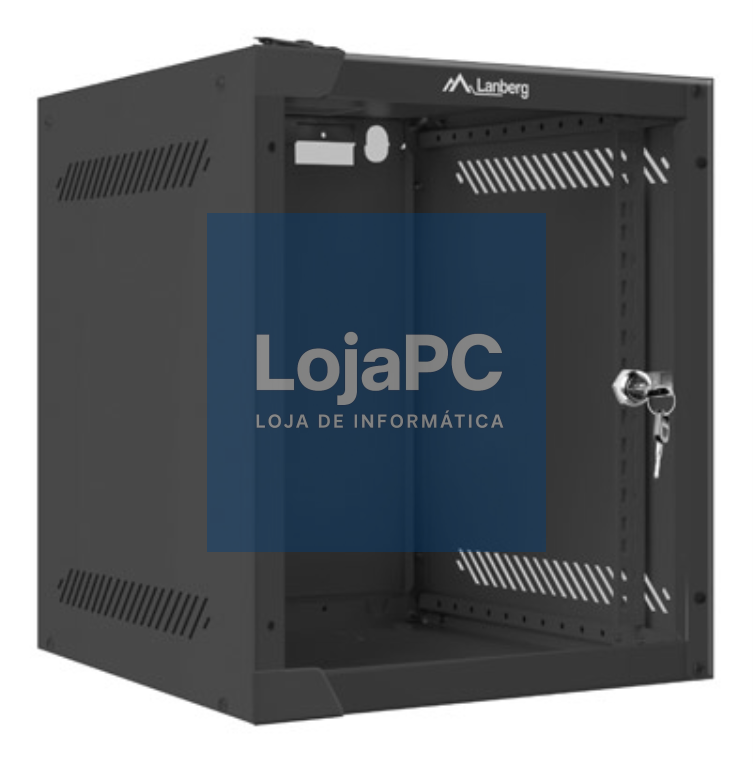 Lanberg WF10-2306-10B armário rack 6U Bastidor de parede Preto