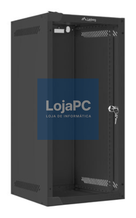 Lanberg WF10-2312-10B armário rack 12U Bastidor de parede Preto