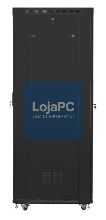 Lanberg FF01-8027-23BL armário rack 27U Rack o bastidor independiente Preto