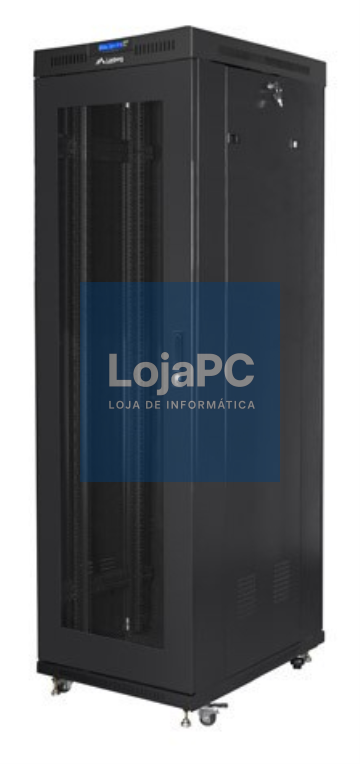 Lanberg FF01-6042-23BL armário rack 42U Rack o bastidor independiente Preto