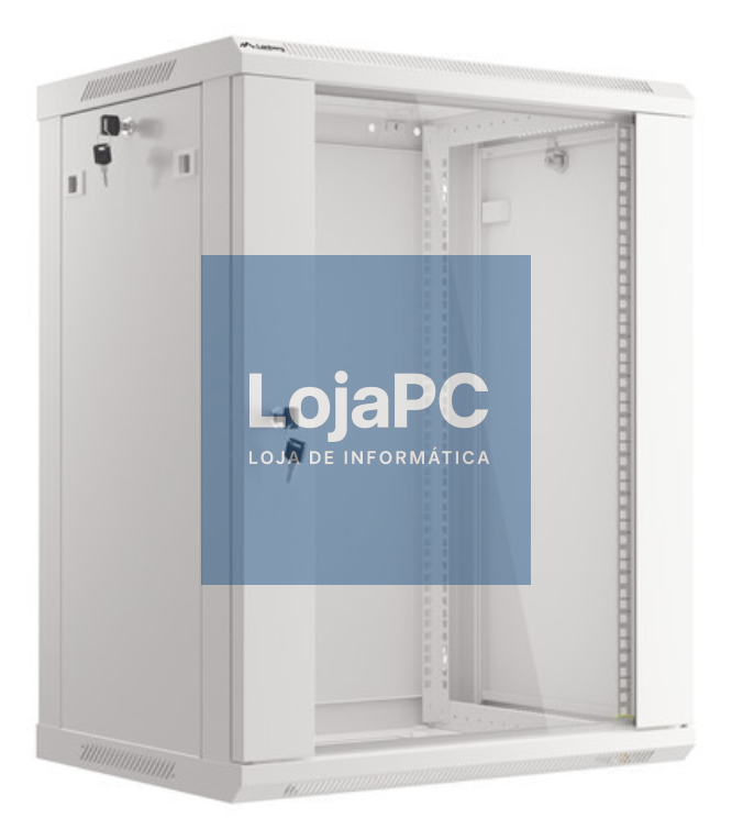 Lanberg WF01-6415-10S armário rack 15U Bastidor de parede Cinzento