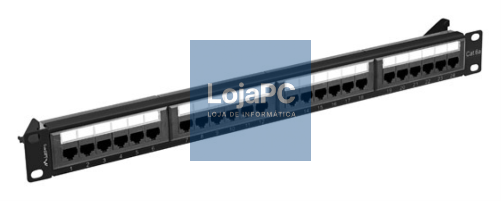 Lanberg PPUA-1024-B panel de parcheo 1U