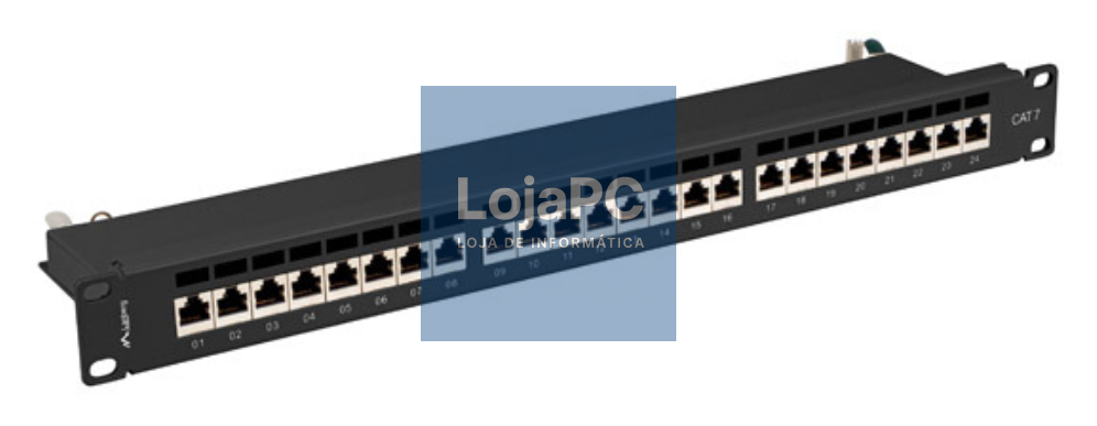 Lanberg PPS7-1024-B panel de parcheo 1U