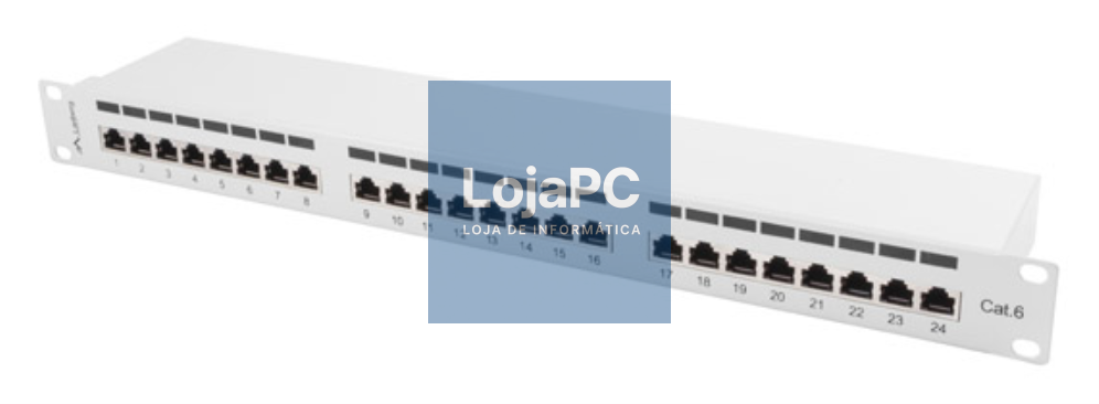 Lanberg PPS6-1024-S panel de parcheo 1U