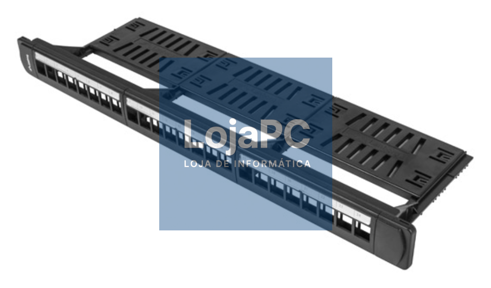 Lanberg PPKS-1124-B panel de parcheo 1U