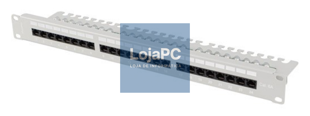 Lanberg PPUA-1124-S panel de parcheo 1U