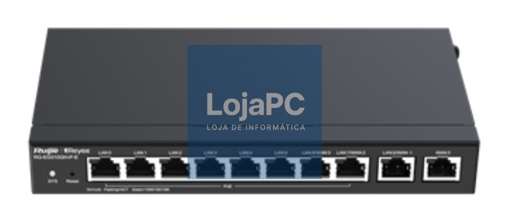 Ruijie Networks RG-EG310GH-P-E router Preto