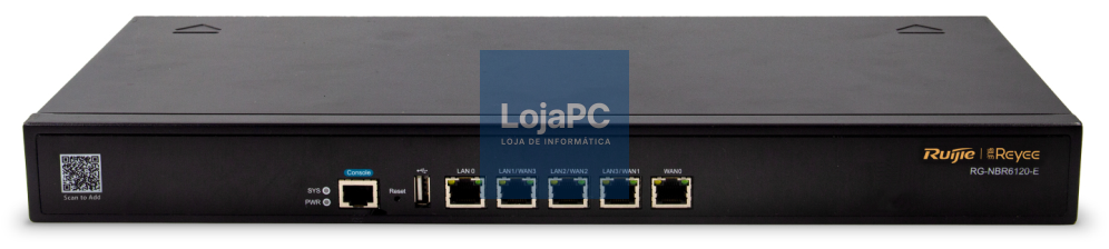 Ruijie Networks RG-NBR6120-E router Gigabit Ethernet Preto