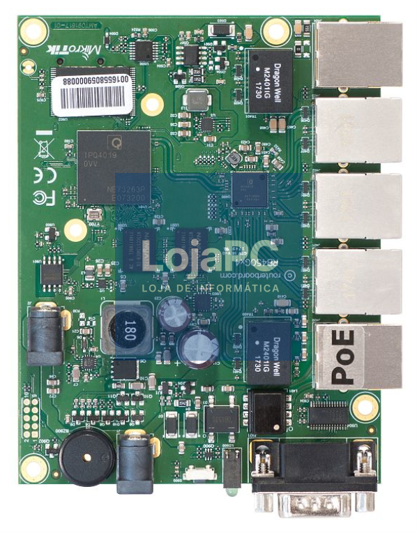 Mikrotik RB450Gx4 router Gigabit Ethernet Verde