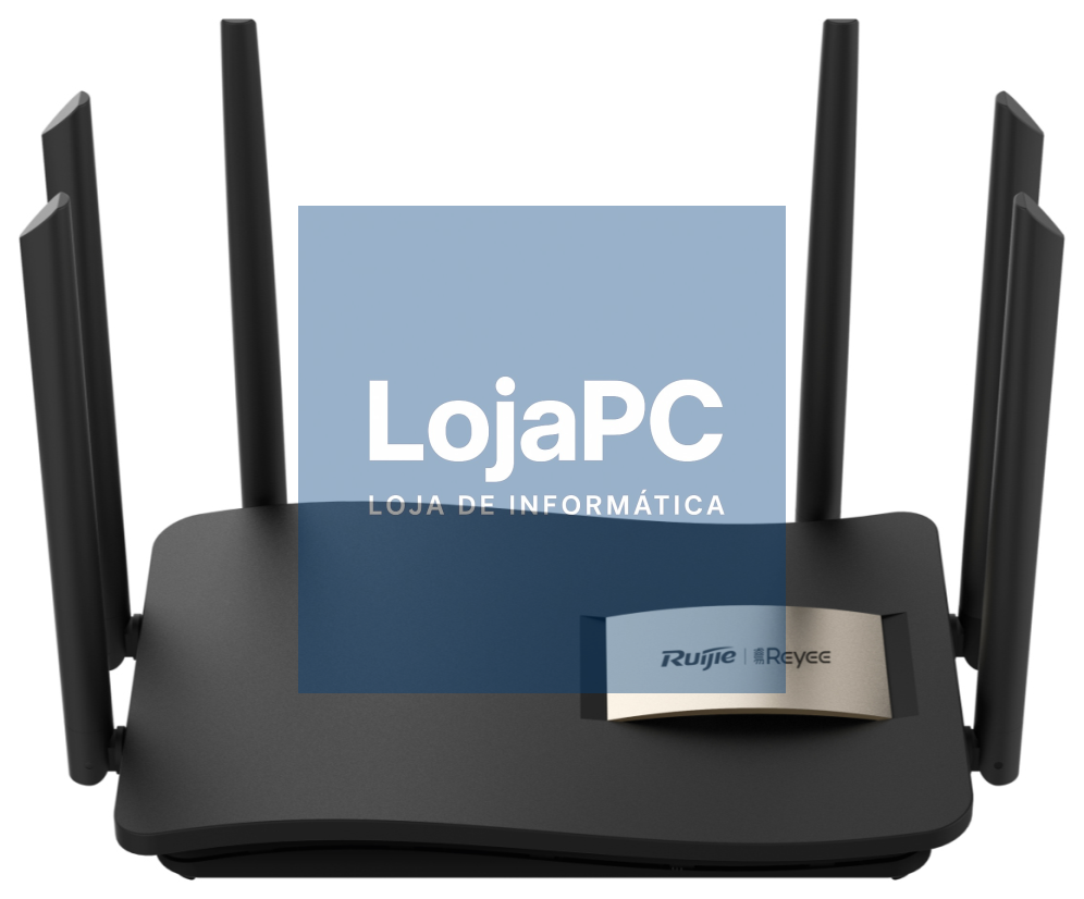 Ruijie Networks RG-EW1200G PRO router sem fios Gigabit Ethernet Duplo banda (2,4 GHz / 5 GHz) Preto