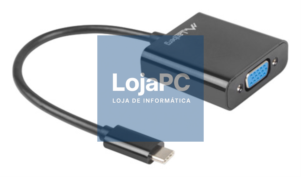 Lanberg AD-UC-VG-01 Adaptador gráfico USB 1920 x 1200 Pixeles Preto