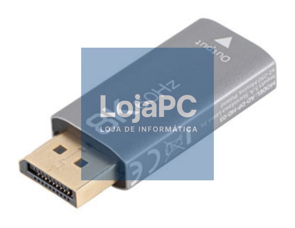 Lanberg AD-DP-HD-03 adaptador de cabo de vídeo 0 m DisplayPort HDMI Prateado
