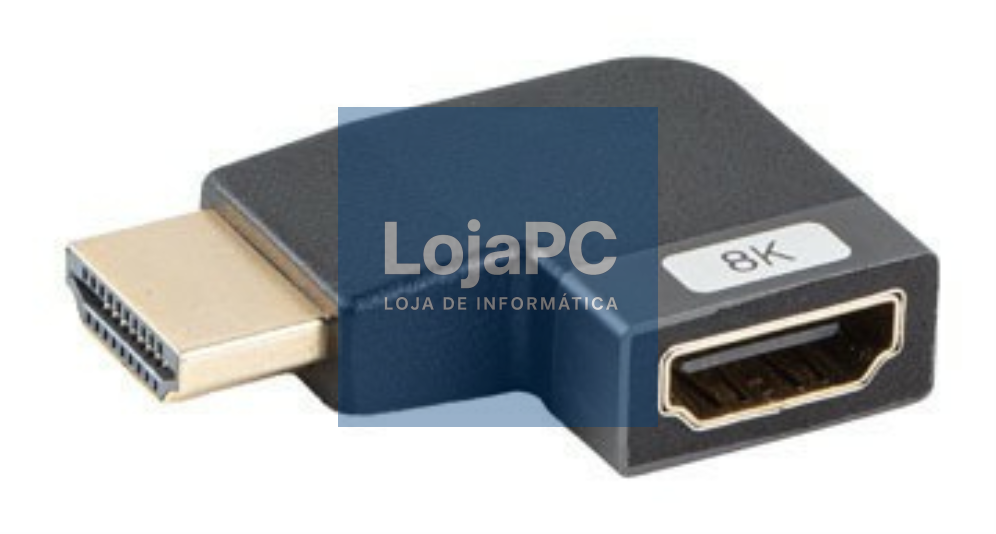 Lanberg AD-HDMI-09 adaptador de cabo de vídeo HDMI tipo A (Padrão) Preto, Prateado