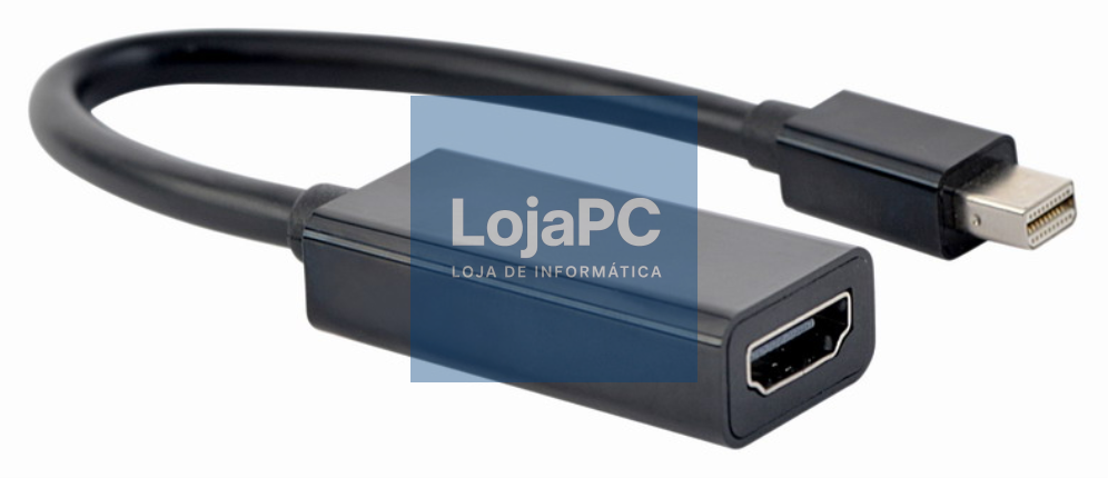 Gembird A-mDPM-HDMIF4K-01 0,15 m Mini DisplayPort HDMI Preto