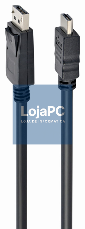 Gembird DisplayPort - HDMI, 3m HDMI tipo A (Padrão) Preto