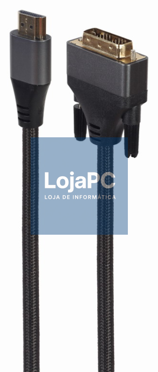 Gembird CC-HDMI-DVI-4K-6 adaptador de cabo de vídeo 1,8 m HDMI tipo A (Padrão) Preto