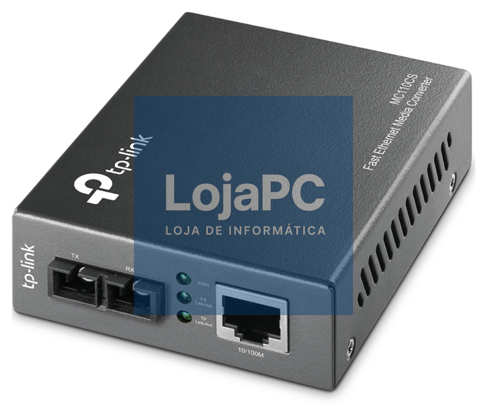 TP-Link MC110CS convertidor de medio 1000 Mbit/s 1310 nm Preto