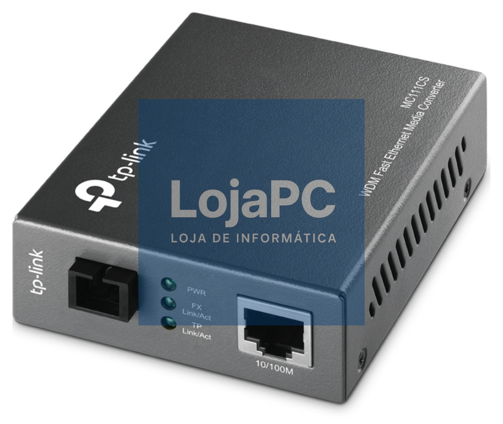 TP-Link MC111CS convertidor de medio 1000 Mbit/s 1550 nm Monomodo Preto