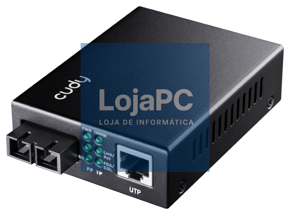 Cudy MC100GSA-20 convertidor de medio 1000 Mbit/s 1310 nm Monomodo Preto