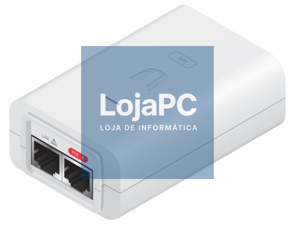 Ubiquiti POE-48-24W-WH adaptador e inyector de PoE 48 V