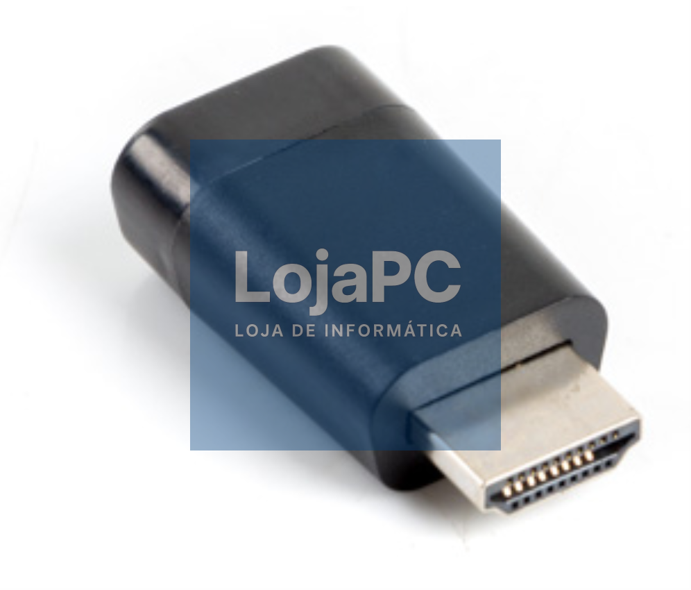 Lanberg AD-0016-BK cambiador de género para cabo VGA HDMI Preto