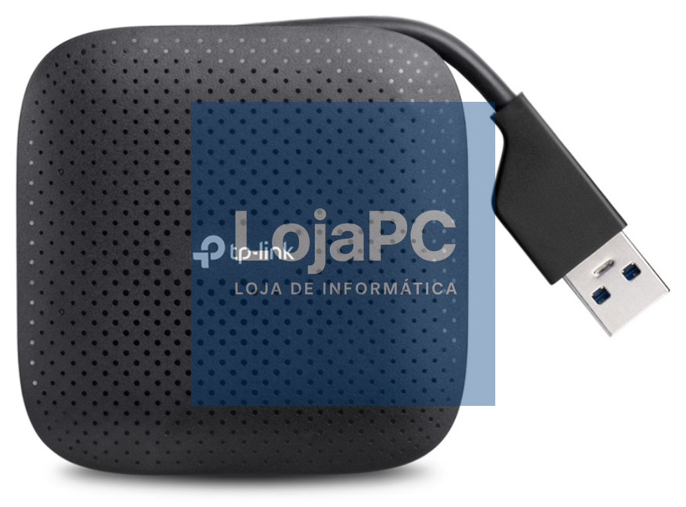 TP-Link UH400 V3 hub de interfaz USB 3.2 Gen 1 (3.1 Gen 1) Type-A 5000 Mbit/s Preto