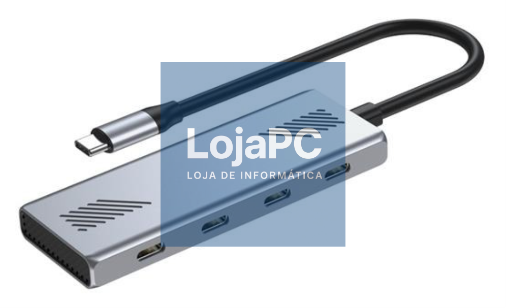 Gembird UHB-CM-U310-C4-01 hub de interfaz USB 3.2 Gen 1 (3.1 Gen 1) Type-C Prateado