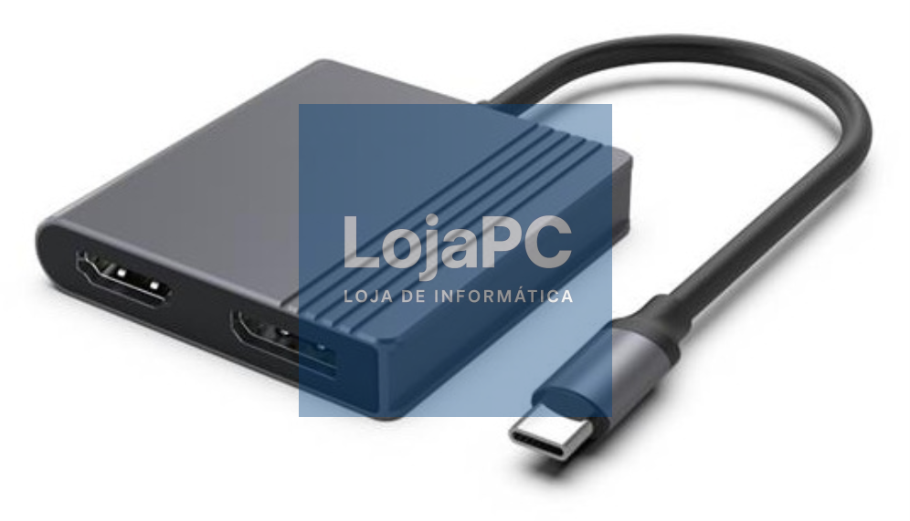 Gembird A-CM-HDMIFDPF-01 hub de interfaz USB Tipo C Cinzento