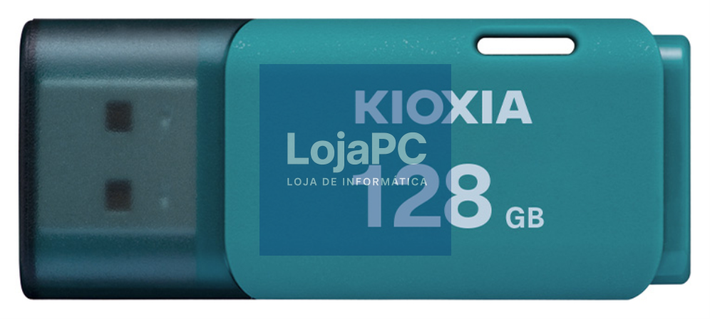 Kioxia LU202L128GG4 unidade flash USB 128 GB USB tipo A 2.0 Azul