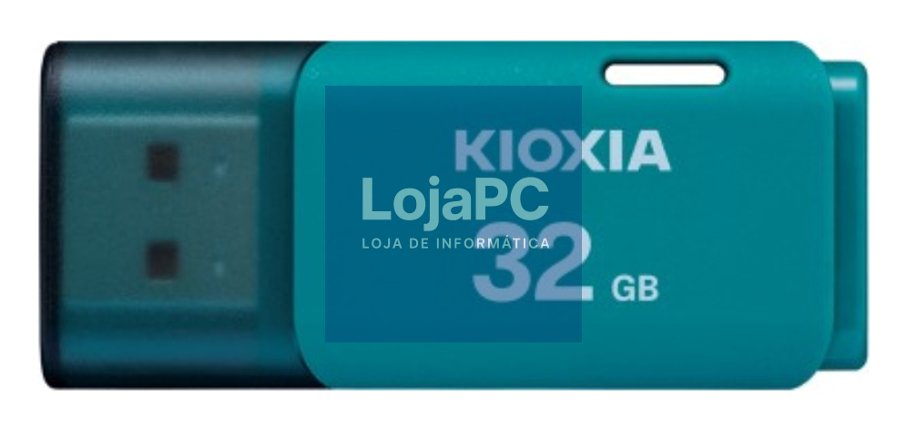 Kioxia TransMemory U202 unidade flash USB 32 GB USB tipo A 2.0 Azul