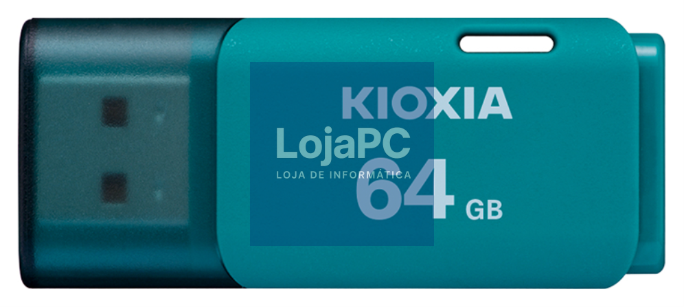 Kioxia TransMemory U202 unidade flash USB 64 GB USB tipo A 2.0 Azul