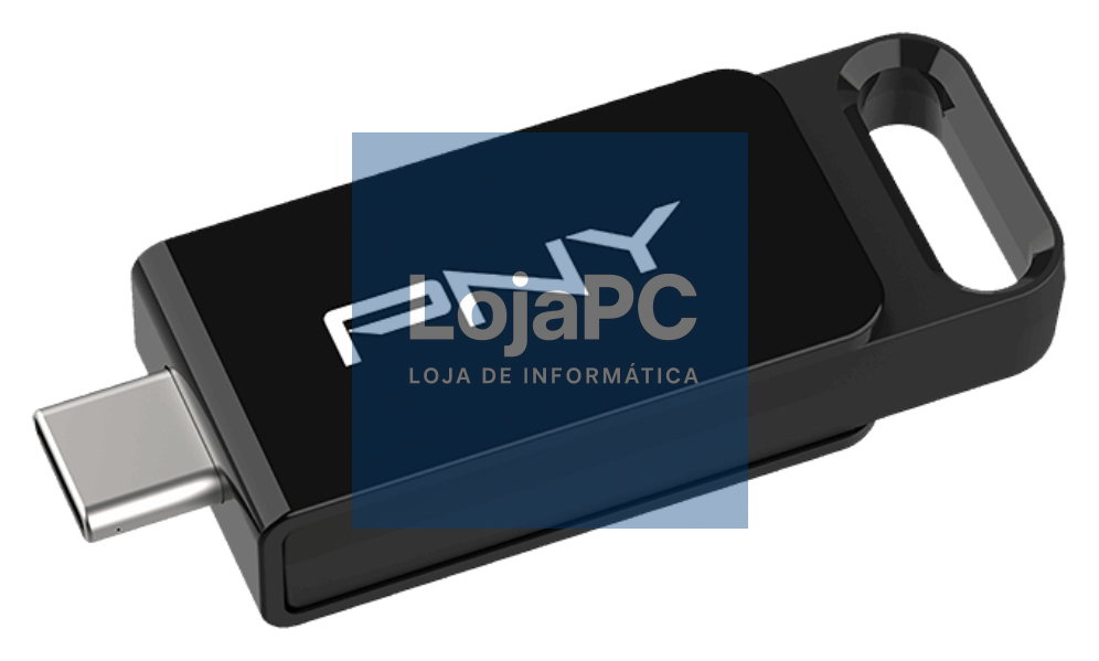 PNY Elite unidade flash USB 64 GB USB Tipo C 3.2 Gen 1 (3.1 Gen 1) Preto
