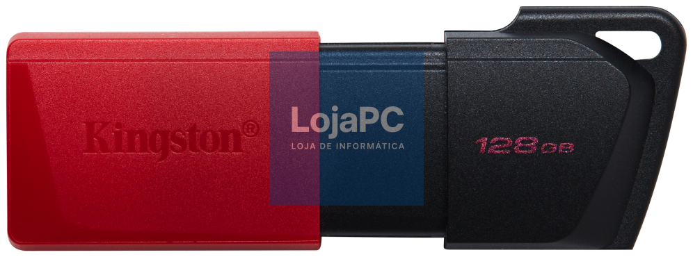Kingston Technology DataTraveler 128GB USB3.2 Gen1 Exodia M (Preto + Vermelho)