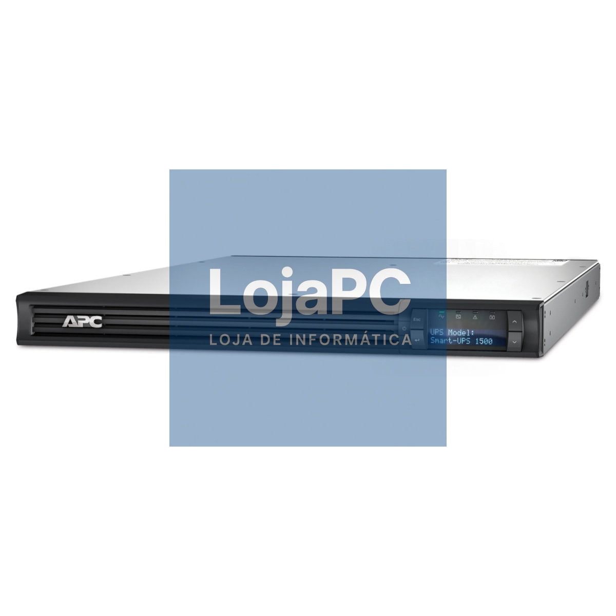 APC Smart-UPS 1500 LCD UPS rack-mountable AC 230V 1000Watt 1500VA RS-232 USB output connectors 6 1U Black