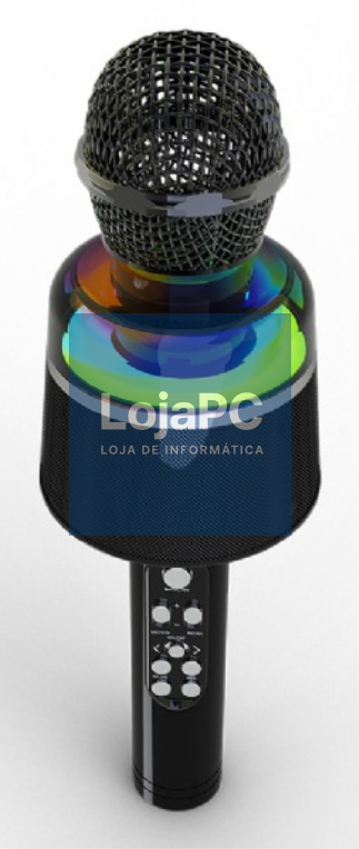 Gembird GMB Audio MICBT-01-BK microfone Preto Microfone para karaoke