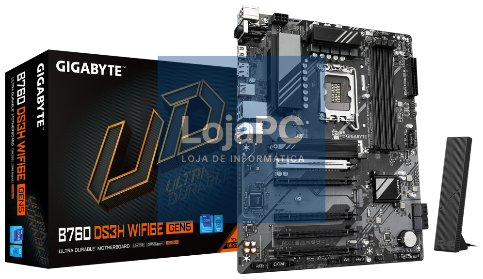 GIGABYTE B760 DS3H WIFI6E GEN5 Placa-mãe