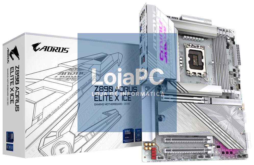 GIGABYTE Placa-mãe Z890 AORUS ELITE X ICE